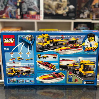 Power Boat Transporter, 4643 Building Kit LEGO®