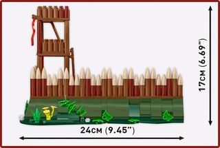 IMPERIUM ROMANUM Roman Camp Modular - Watchtower: COBI Set #20076 Building Kit Cobi Toys