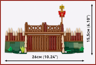 IMPERIUM ROMANUM Roman Camp - Gate Moudular: COBI Set #20077 Building Kit Cobi Toys