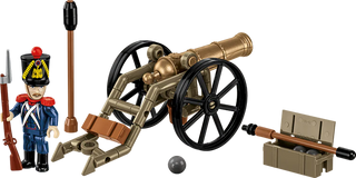 NAPOLEONIC WARS French Artilleryman & Cannon: COBI Set #20093 Building Kit Cobi Toys