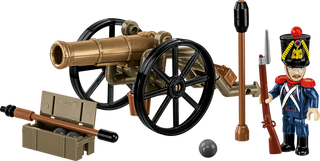 NAPOLEONIC WARS French Artilleryman & Cannon: COBI Set #20093 Building Kit Cobi Toys
