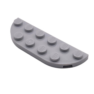 Plate, Round Corner 2x6 Double, Part# 18980 Part LEGO® Light Bluish Gray