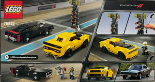 2018 Dodge Challenger SRT Demon and 1970 Dodge Charger R/T, 75893-1 Building Kit LEGO®   