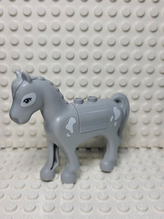 Light Blue Grey w/ Heart Spot (No Saddle) LEGO® Animals LEGO®   