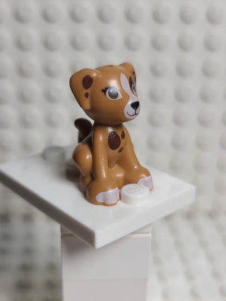 Dog Medium Nougat Sitting w/ Reddish Brown Spots LEGO® Animals LEGO®   
