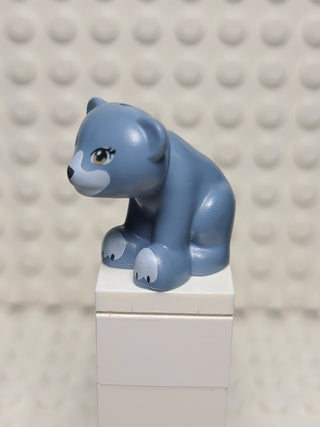 Bear Cub, Sand Blue w/ White Paws and Muzzle LEGO® Animals LEGO®   