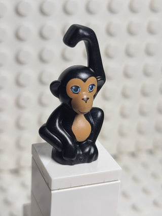 Monkey/Orangutan Black Sitting w/ Raised Arm LEGO® Animals LEGO®   