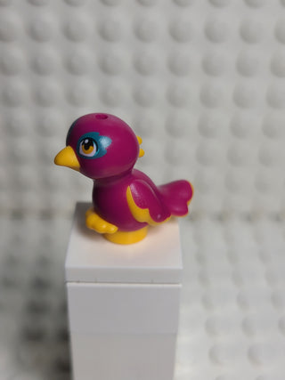 Bird, Magenta Body w/ Dark Turquoise Eye Pattern (Pepper) LEGO® Animals LEGO®   