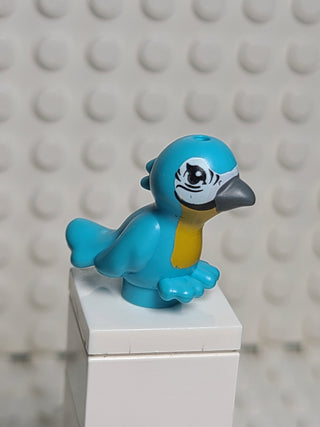 Bird, Medium Azure Body w/ Bright Light Orange Chest LEGO® Animals LEGO®   