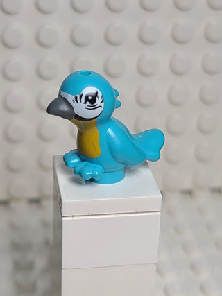 Bird, Medium Azure Body w/ Bright Light Orange Chest LEGO® Animals LEGO®   