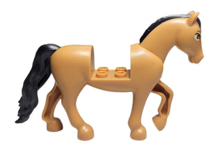 Horse with Molded Black Mane & Tail, bb1279c01pb09 Lego® Animals LEGO®