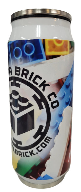 Bulk Brick Can Shaped Tumbler with Built In Straw United Brick Co®