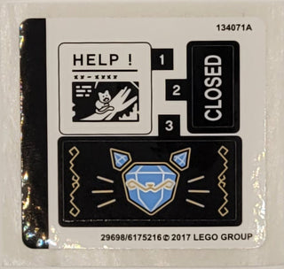 Sticker Sheet for Set Catwoman Catcycle Chase, 70902 - (29698/6175216), Part# 70902stk01 Part LEGO® Full Sheet