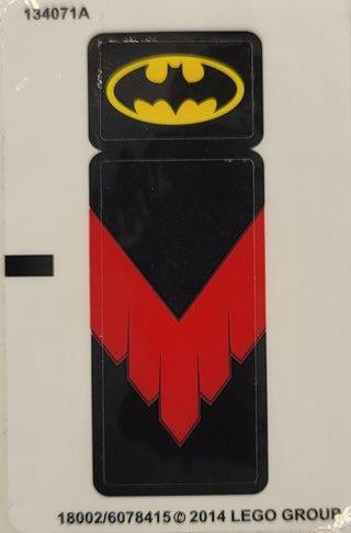 Sticker Sheet for Set Batman: Man-Bat Attack, 76011 - North American Version - (18002/6078415), Part# 76011stk01b Part LEGO® Full Sheet