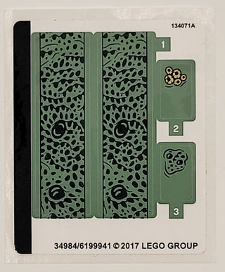 Sticker Sheet for Set Battle of Atlantis, 76085 - (34984/6199941), Part# 76085stk01