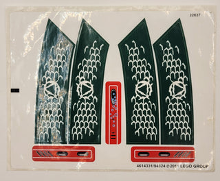 Sticker Sheet for Set Angler Attack, 7978 - (4614331/94324), Part# 7978stk01
