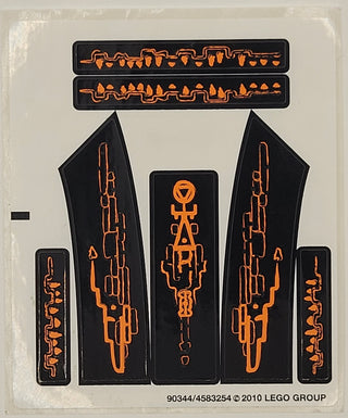 Sticker Sheet for Set Deep Sea Striker, 8076 - (90344/4583254), Part# 8076stk01
