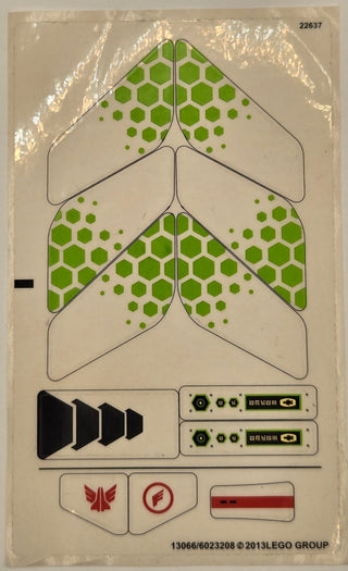 Sticker Sheet for Set Warp Stinger, 70702 - (13066/6023208), Part# 70702stk01