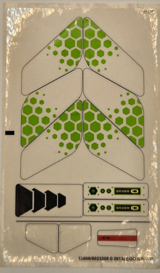 Sticker Sheet for Set Warp Stinger, 70702 - (13066/6023208), Part# 70702stk01