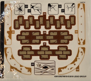 Sticker Sheet for Set Newbury Haunted High School, 70425- (63812/6276819), Part# 70425stk02