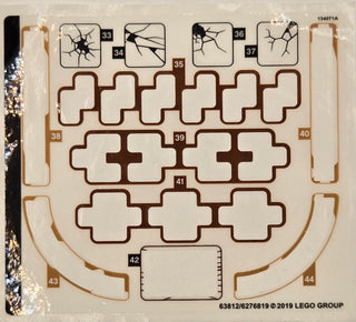 Sticker Sheet for Set Newbury Haunted High School, 70425- (63812/6276819), Part# 70425stk02