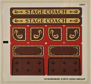 Sticker Sheet for Set Stagecoach Escape, 79108 - (14143/6036361), Part# 79108stk01