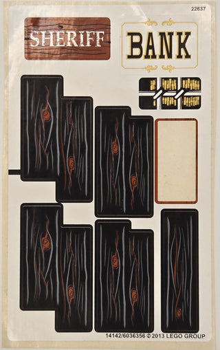 Sticker Sheet for Set Colby City Showdown, 79109- (14142/6036356), Part# 79109stk01