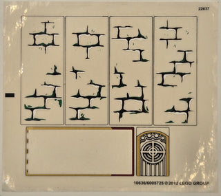 Sticker Sheet for Set The Battle of Helm's Deep, 9474 - (10636/6005725), Part# 9474stk01