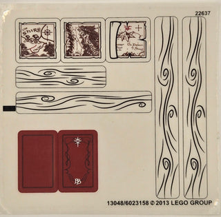 Sticker Sheet for Set An Unexpected Gathering, 79003 - (13048/6023158), Part# 79003stk01