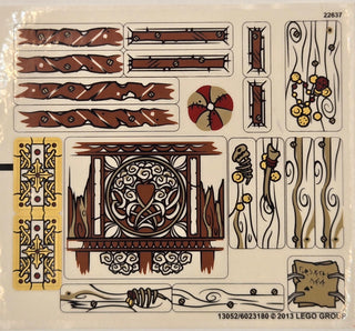 Sticker Sheet for Set The Goblin King Battle, 79010 - (13052/6023180), Part# 79010stk01