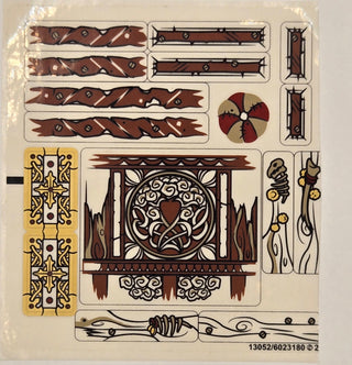 Sticker Sheet for Set The Goblin King Battle, 79010 - (13052/6023180), Part# 79010stk01