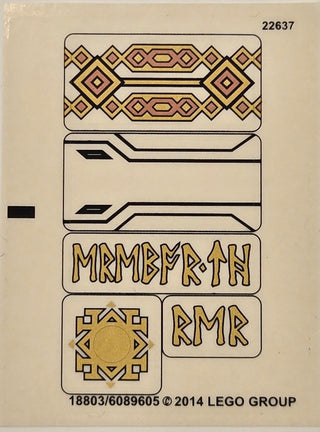 Sticker Sheet for Set The Lonely Mountain, 79018 - (18803/6089605), Part# 79018stk01