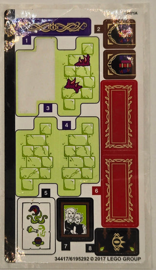 Sticker Sheet for Set Breakout from the Goblin King's Fortress, 41188 - (34417/6195292), Part# 41188stk01a
