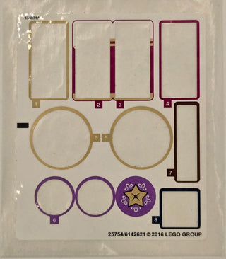 Sticker Sheet for Set The Starlight Inn, 41174 - (25754/6142621), Part# 41174stk01