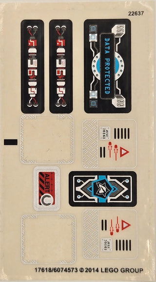 Sticker Sheet for Set Tremor Track Infiltration, 70161 - (17618/6074573), Part# 70161stk01