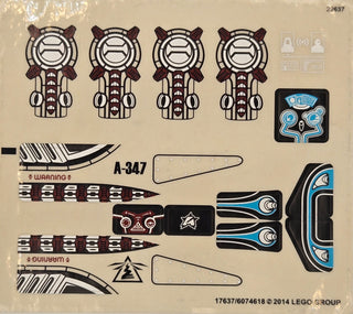 Sticker Sheet for Set Hurricane Heist, 70164 - (17637/6074618), Part# 70164stk01