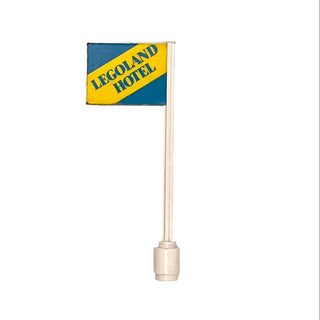 Flag on Flagpole, Straight with 'LEGOLAND® HOTEL' Original Pattern (Sticker), Part# 3596pb21