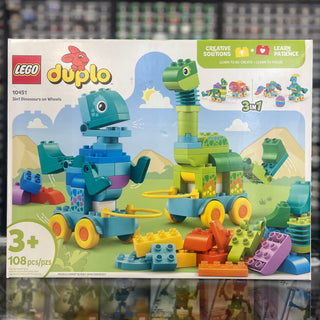 3in1 Dinosaurs on Wheels, 10451 - LEGO® DUPLO Set