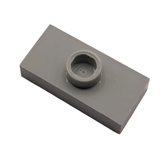 Plate, Modified 1x2 with 1 Stud without Groove (Jumper), Part# 3794a Part LEGO® Light Gray