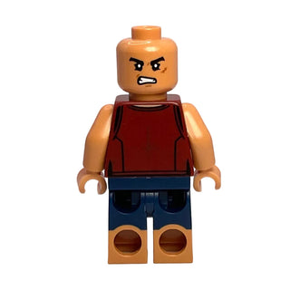 Monkey D. Luffy - Hair Combo, Straw Hat with Black Hair, Open Mouth Smile / Angry, op018 Minifigure LEGO®