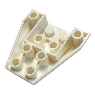 Wedge 4 x 4 Triple Inverted with Connections between 2 Studs, Part# 4855 Part LEGO® White