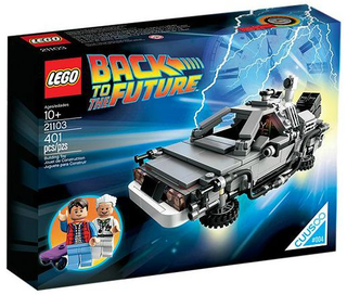 21103 - The DeLorean Time Machine - EMPTY BOX ONLY Empty Box LEGO®