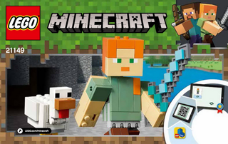 21149-Minecraft Alex BigFig with Chicken - INSTRUCTIONS ONLY Instructions LEGO®