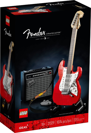 21329 - Fender Stratocaster - EMPTY BOX ONLY Empty Box LEGO®