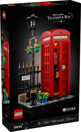21347 - Red London Telephone Box - EMPTY BOX ONLY