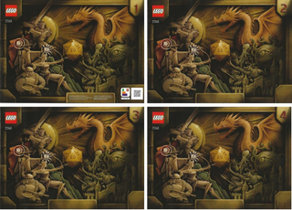 21348-Dungeons & Dragons: Red Dragon's Tale - INSTRUCTIONS ONLY Instructions LEGO®