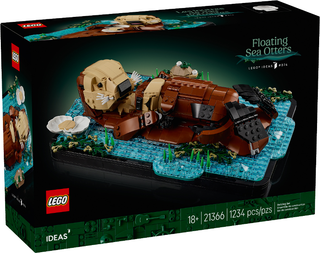 21366 - Floating Sea Otters - EMPTY BOX ONLY