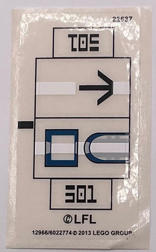 Sticker Sheet for Set AT-RT, 75002 - (12966/6022774), Part# 75002stk01 Part LEGO® Complete