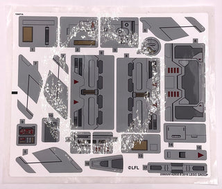 Sticker Sheet for Set Resistance Troop Transport, North American Version, 75140 - (25805/6142935), Part# 75140stk01b Part LEGO® Complete