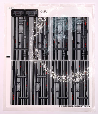 Sticker Sheet for Set Death Star Final Duel, North American Version, 75093 - (21515/6116832), Part# 75093stk01b Part LEGO® Complete